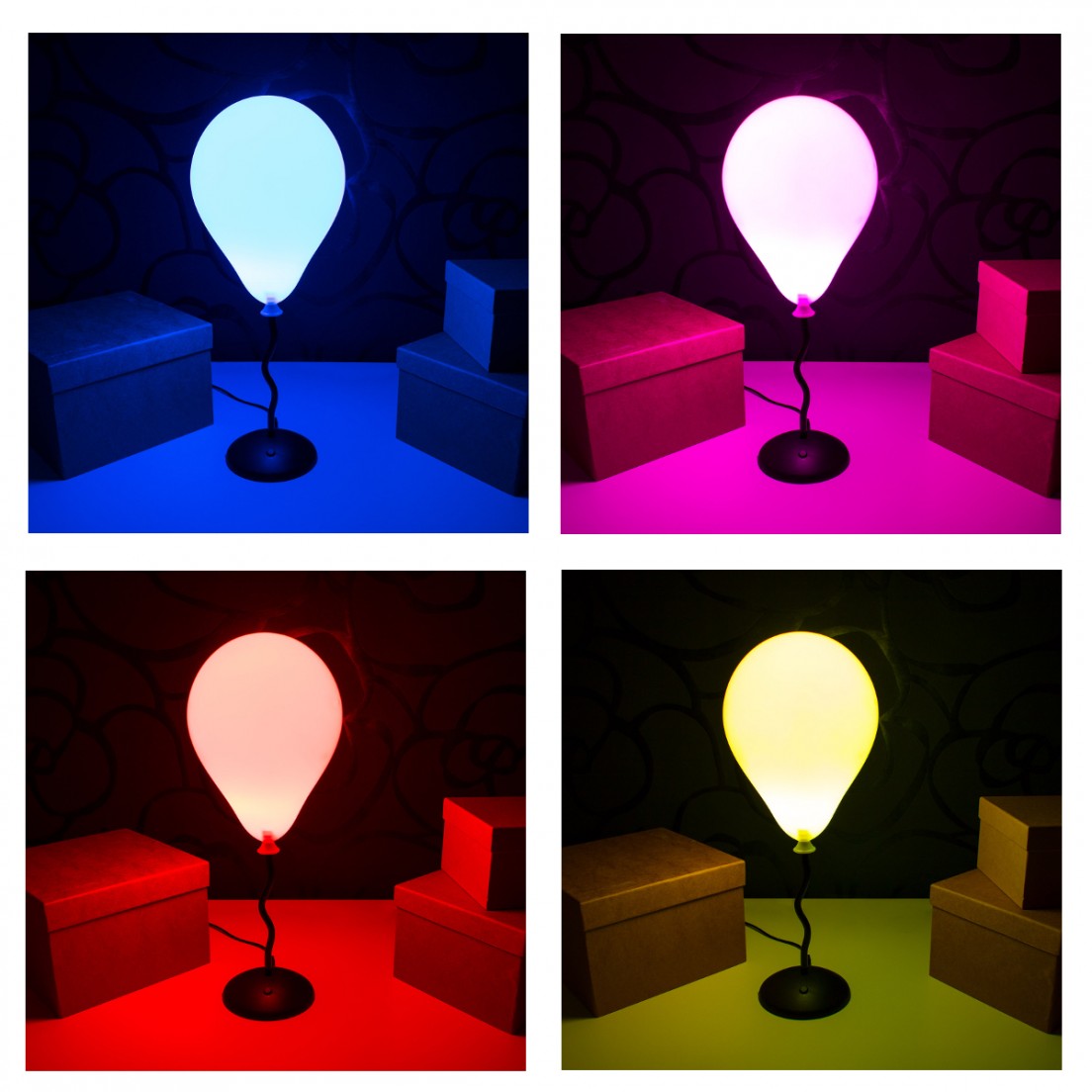Nuchter Rekwisieten Nacht LED sfeerlamp "ballon" om te ontspannen | Smyla.nl